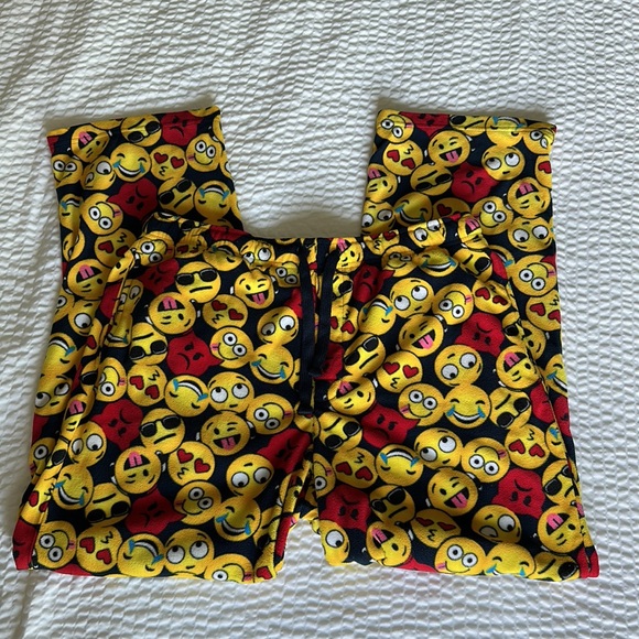 Croft & Barrow Emoji Fleece Pajama Pants - Picture 2 of 4